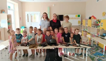 Сотрудники полиции навестили воспитанников детского сада «Золотой ключик»