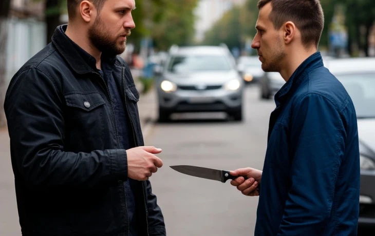 Житель Губахи осужден за хулиганство с применением ножа