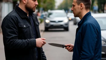 Губахинец предстанет перед судом за хулиганские действия с применением ножа